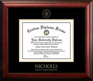 Nicholls State Colonels Gold Embossed Diploma Frame