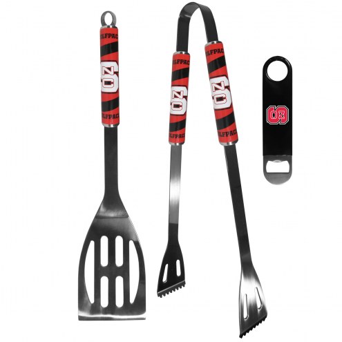North Carolina State Wolfpack 2 Piece BBQ Set and Bottle Opener
