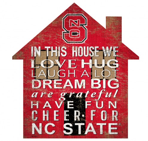 North Carolina State Wolfpack 12&quot; House Sign