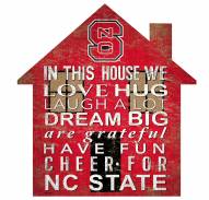 North Carolina State Wolfpack 12" House Sign