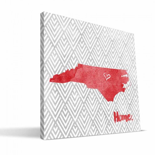 North Carolina State Wolfpack 12&quot; x 12&quot; Home Canvas Print