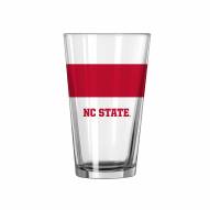 North Carolina State Wolfpack 16 oz. Colorblock Pint Glass