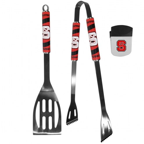 North Carolina State Wolfpack 2 Piece BBQ Set and Chip Clip