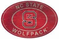 North Carolina State Wolfpack 46" Heritage Logo Oval Sign