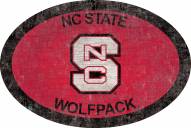 North Carolina State Wolfpack 46" Team Color Oval Sign