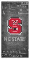 North Carolina State Wolfpack 6" x 12" Chalk Playbook Sign