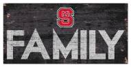 North Carolina State Wolfpack 6" x 12" Family Sign
