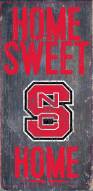 North Carolina State Wolfpack 6" x 12" Home Sweet Home Sign