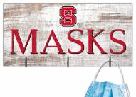 North Carolina State Wolfpack 6" x 12" Mask Holder