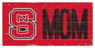 North Carolina State Wolfpack 6" x 12" Mom Sign