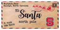 North Carolina State Wolfpack 6" x 12" To Santa Sign