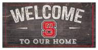 North Carolina State Wolfpack 6" x 12" Welcome Sign