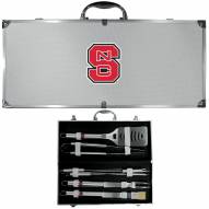 North Carolina State Wolfpack 8 Piece Stainless Steel BBQ Set w/Metal Case