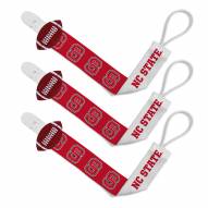 North Carolina State Wolfpack Baby Pacifier Clips