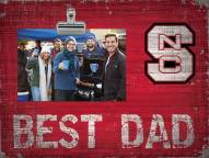 North Carolina State Wolfpack Best Dad Clip Frame