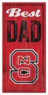 North Carolina State Wolfpack Best Dad Sign