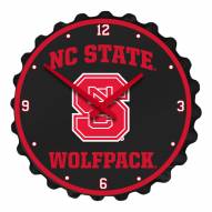 North Carolina State Wolfpack Bottle Cap Wall Clock