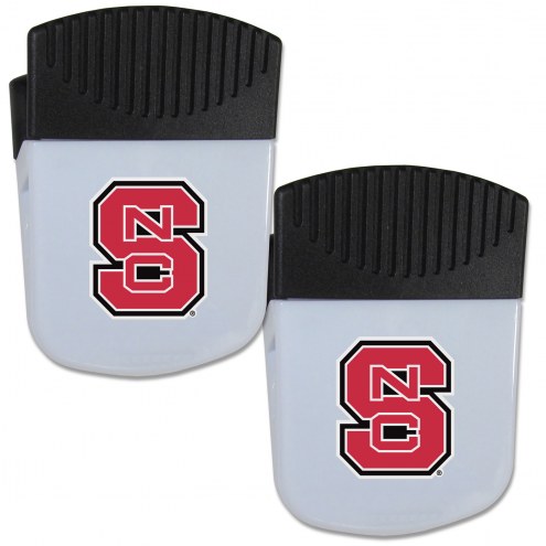 North Carolina State Wolfpack Chip Clip Magnet with Bottle Opener - 2 Pack