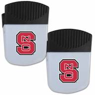 North Carolina State Wolfpack Chip Clip Magnet with Bottle Opener, 2 pack