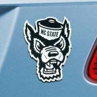North Carolina State Wolfpack Chrome Metal Car Emblem