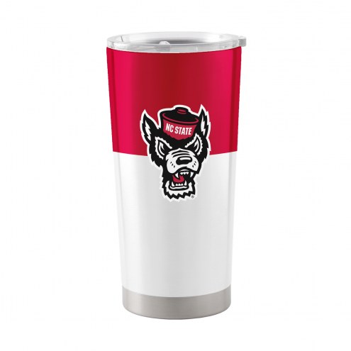 North Carolina State Wolfpack 20 oz. Colorblock Stainless Steel Tumbler