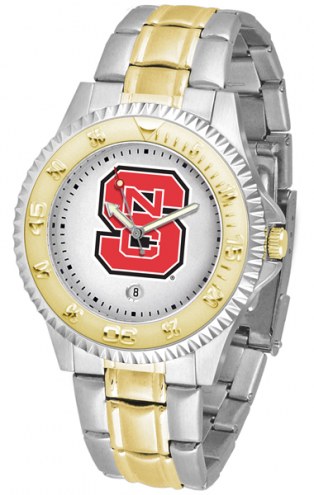North Carolina State Wolfpack Competitor Two-Tone Men's Watch