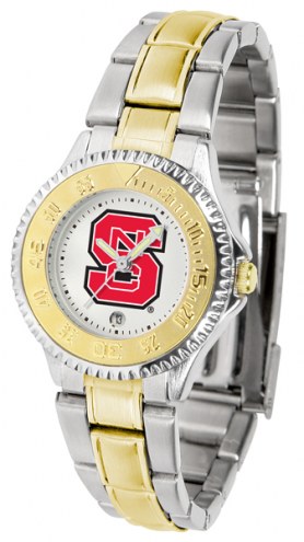 North Carolina State Wolfpack Competitor Two-Tone Women's Watch