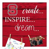 North Carolina State Wolfpack Create, Inspire, Dream Sign