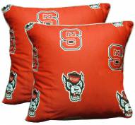 North Carolina State Wolfpack Decorative Pillow Set