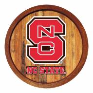 North Carolina State Wolfpack "Faux" Barrel Top Sign