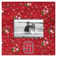 North Carolina State Wolfpack Floral 10" x 10" Picture Frame
