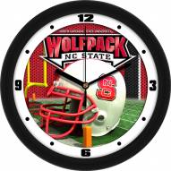 North Carolina State Wolfpack Football Helmet Wall Clock