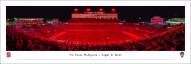 North Carolina State Wolfpack Football "Light it Red" Panorama
