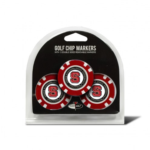 North Carolina State Wolfpack Golf Chip Ball Markers
