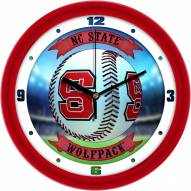 North Carolina State Wolfpack Home Run Wall Clock