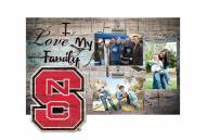 North Carolina State Wolfpack I Love My Family Clip Frame