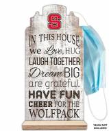 North Carolina State Wolfpack In This House Mask Holder