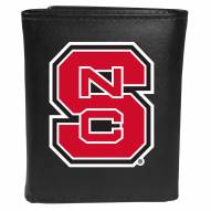 North Carolina State Wolfpack Large Logo Leather Tri-fold Wallet