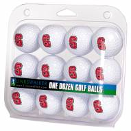 North Carolina State Wolfpack Dozen Golf Balls