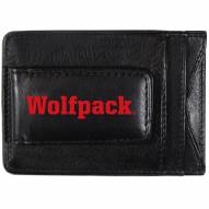 North Carolina State Wolfpack Logo Leather Cash and Cardholder