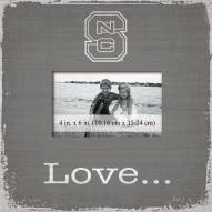 North Carolina State Wolfpack Love Picture Frame