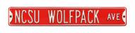 North Carolina State Wolfpack NCAA Embossed Street Sign