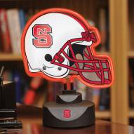 North Carolina State Wolfpack Neon Helmet Desk Lamp