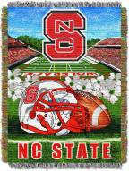 North Carolina State Wolfpack NCAA Woven Tapestry Throw / Blanket