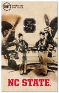 North Carolina State Wolfpack OHT Twin Pilots 11" x 19" Sign