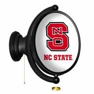 North Carolina State Wolfpack Oval Rotating Lighted Wall Sign