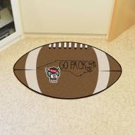 North Carolina State Wolfpack Southern Style Football Floor Mat