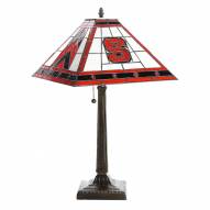 North Carolina State Wolfpack Stained Glass Mission Table Lamp