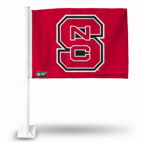 North Carolina State Wolfpack College Car Flag