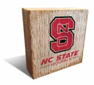 North Carolina State Wolfpack Team Logo Block